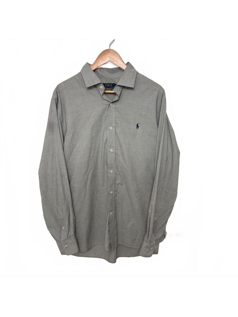 Gray and Blue Polo